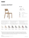 Nardi Cassia Bistrot Specsheet