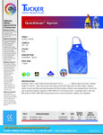 BLUE QUICKLEAN APRON *920* BLUE QUICKLEAN APRON *920*