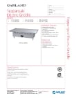 Garland E22 Specsheet Garland E22 Specsheet