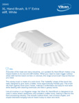 Vikan Scrub Brush Specsheet Vikan Scrub Brush Specsheet
