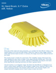 Vikan Scrub Brush Specsheet Vikan Scrub Brush Specsheet