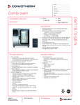 7-Convotherm maxx pro - easyTouch 10.10 Gas Boiler - Specification UL