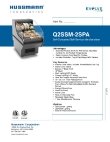 Hussmann Q2-SSM-2SPA SpecSheet Hussmann Q2-SSM-2SPA SpecSheet
