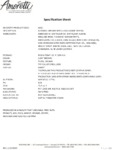 Amoretti Cookies & Cream Spread Specsheet