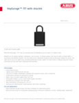 ABUS KeyGarage 777 Specsheet ABUS KeyGarage 777 Specsheet