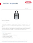ABUS KeyGarage 797 Specsheet
