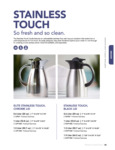 Service Ideas Stainless Touch Specsheet Service Ideas Stainless Touch Specsheet