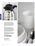 Service Ideas Mini Carafe Specsheet