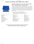 VESTIL LIFT TBL 6K 48X48 BLUE 460V 3P spec sheet VESTIL LIFT TBL 6K 48X48 BLUE 460V 3P spec sheet