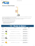 Vestil Aluminum Wheel Chock Specsheet Vestil Aluminum Wheel Chock Specsheet