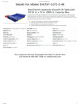 VESTIL EHYD GRND LIFT TBL W/TLT 2K 52X72 spec sheet
