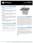 HAND WASH SINK 30X20 14GA W/ AXION EYE WASH spec sheet HAND WASH SINK 30X20 14GA W/ AXION EYE WASH spec sheet