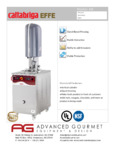 Cattabriga EFFE Spec Sheet Cattabriga EFFE Spec Sheet