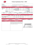 Tablecraft Hive Collection Tray Specsheet Tablecraft Hive Collection Tray Specsheet