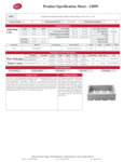 Tablecraft Fourth Size Crate Specsheet Tablecraft Fourth Size Crate Specsheet