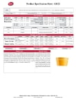 Tablecraft Stackable Bowl & Lid Specsheet Tablecraft Stackable Bowl & Lid Specsheet
