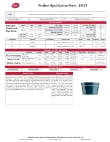 Tablecraft Stackable Bowl & Lid Specsheet