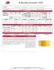 Tablecraft Stackable Bowl & Lid Specsheet