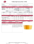 Tablecraft Stackable Bowl & Lid Specsheet