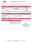 Tablecraft Serving Plate Specsheet Tablecraft Serving Plate Specsheet