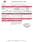 Tablecraft Serving Bowl Specsheet Tablecraft Serving Bowl Specsheet