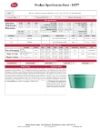 Tablecraft Stackable Bowl & Lid Specsheet