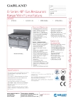 Garland GF48 Specsheet Garland GF48 Specsheet