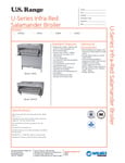 8097_USR_Spec_UIR Salamander_RestaurantRange.pdf 8097_USR_Spec_UIR Salamander_RestaurantRange.pdf