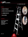 Lift Ladders Specsheet