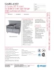 Garland 8105 Specsheet Garland 8105 Specsheet