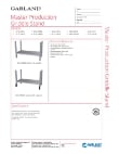 Garland Master Production Stand Specsheet Garland Master Production Stand Specsheet