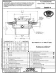 Josam 30000-A Series Specsheet Josam 30000-A Series Specsheet