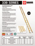 85233957 Bauer 339 Series Ladders SS