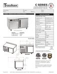 Traulsen C Series Blast Chiller Specsheet