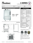 Traulsen C Series Blast Chiller Specsheet Traulsen C Series Blast Chiller Specsheet
