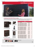 UVP Cell Phone Lockers Specsheet UVP Cell Phone Lockers Specsheet