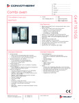 9-Convotherm maxx pro - easyTouch 10.10 Gas Spritzer - Specification