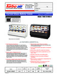 Turbo Air TCGB-72 Spec Sheet Turbo Air TCGB-72 Spec Sheet