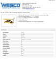 Wesco 273230 Specsheet