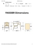 9400BR CLASSROOM COMBO DESK CHAIR