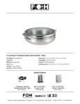 FOH 6.5 qt Chafer Specsheet