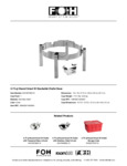 FOH 4.75 qt Stackable Chafer Base Specsheet