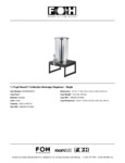 FOH 1.75 Gallon Round Beverage Dispenser Specsheet FOH 1.75 Gallon Round Beverage Dispenser Specsheet