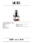 FOH 1 Gallon Domino Milk Dispenser Specsheet