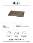 FOH T-Collection Wood Tray Specsheet