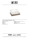 FOH T-Collection Cold Display Set Specsheet FOH T-Collection Cold Display Set Specsheet