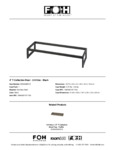 FOH T-Collection Riser Specsheet