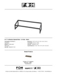 FOH T-Collection Slanted Riser Specsheet