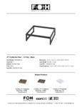 FOH T-Collection Riser Specsheet
