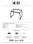 FOH T-Collection Riser Specsheet FOH T-Collection Riser Specsheet